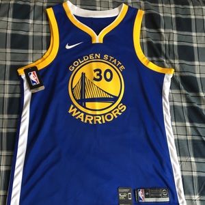 BRAND NEW Stephen Curry #30 Blue Swingman Jersey